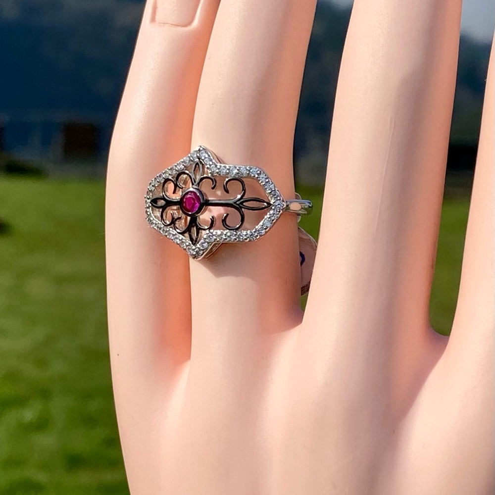 Ruby & Topaz Ring - image 2